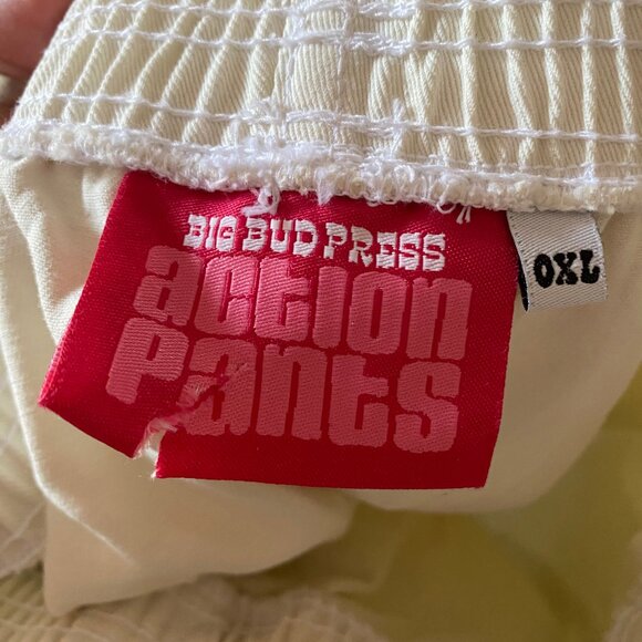 Big Bud Press White Action Pants--sample sale/no issues - Picture 3 of 3